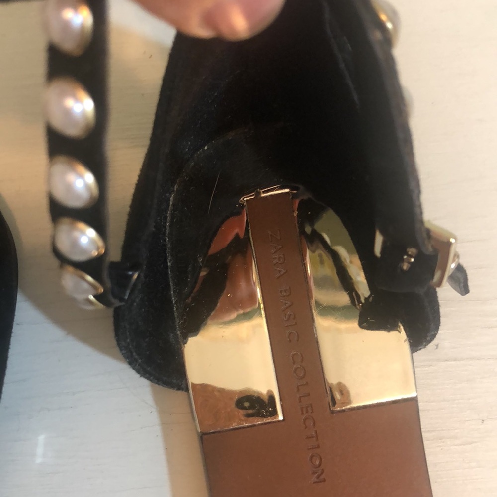 Zara Basic Collection Black Shoes Size 37. Or 6.5 - image 5